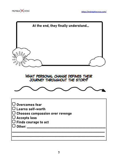 Protagonist Development Worksheet Preview 7